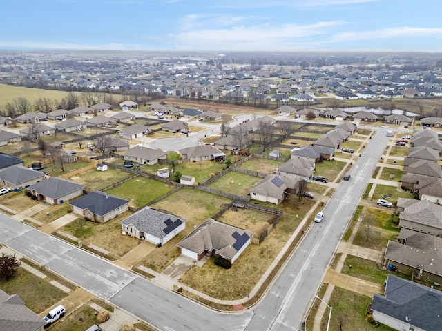 birds eye view of property featuring a residential view