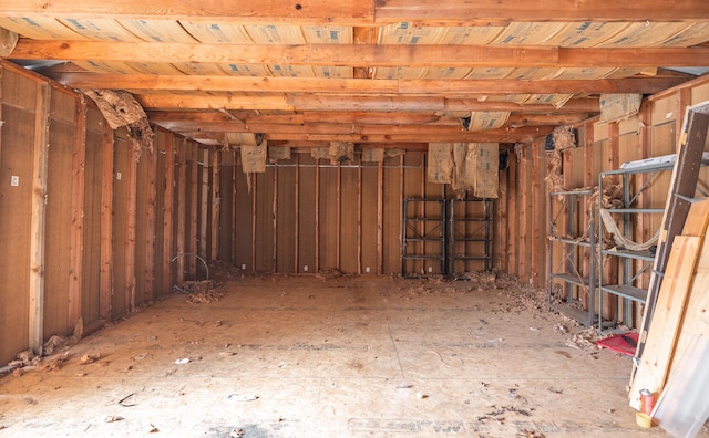 view of storage room