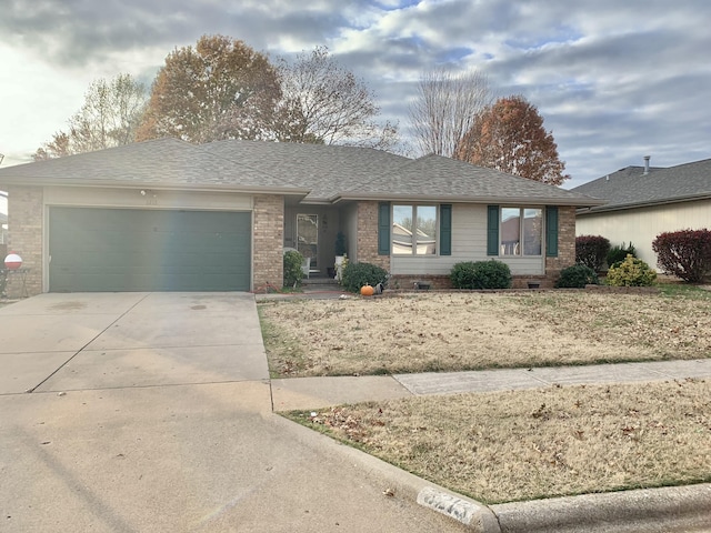 ranch-style house with a garage