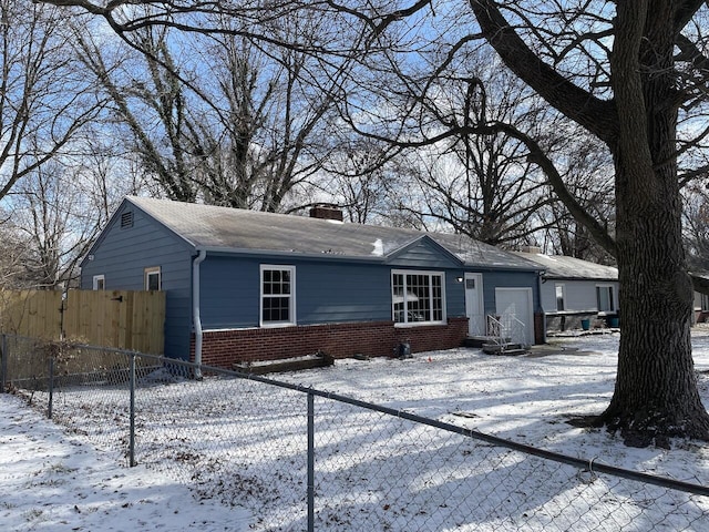 view of ranch-style home