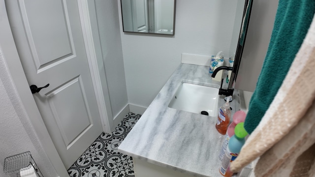 1247 State Hwy N, Clever, MO 65631 - bathroom with a sink and tile patterned floors