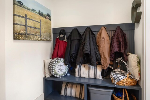 view of mudroom