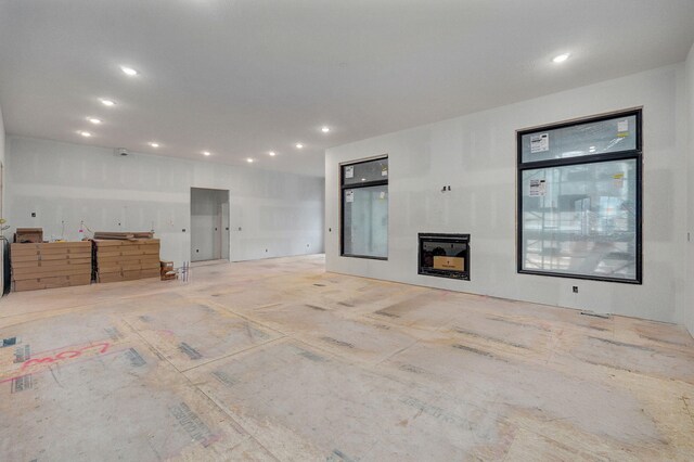 view of unfurnished living room