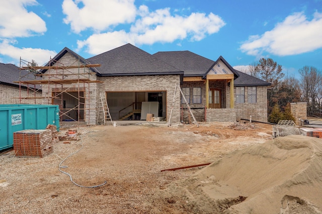 view of property under construction