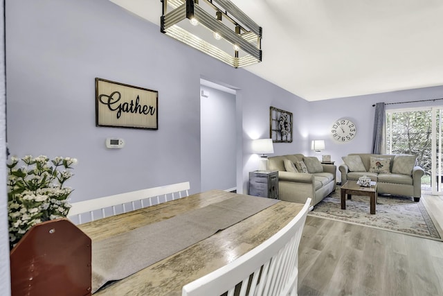 interior space featuring light hardwood / wood-style flooring