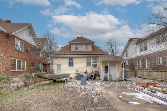 back of property featuring a patio area