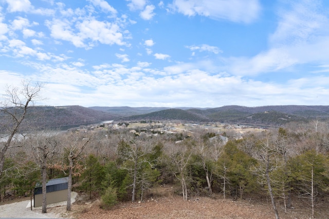 view of mountain feature