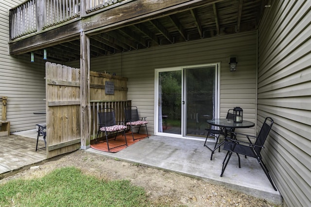 view of patio