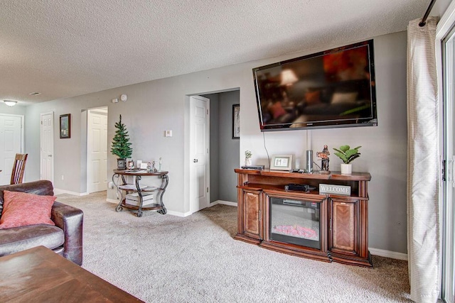 189 Avondale Dr Unit 91-6, Branson, MO 65616 - living room with carpet and a textured ceiling