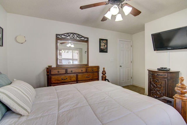 189 Avondale Dr Unit 91-6, Branson, MO 65616 - bedroom featuring ceiling fan and a textured ceiling
