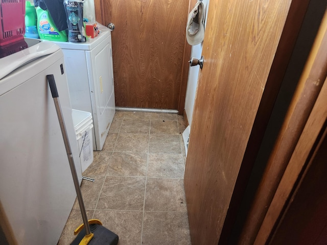 laundry area featuring separate washer and dryer