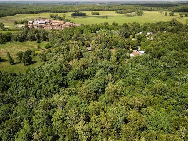 1588 US Highway 160, Caulfield, MO 65626 - aerial view of property and surrounding area with a forest