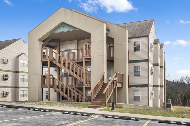 view of property featuring central AC