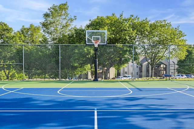 view of sport court