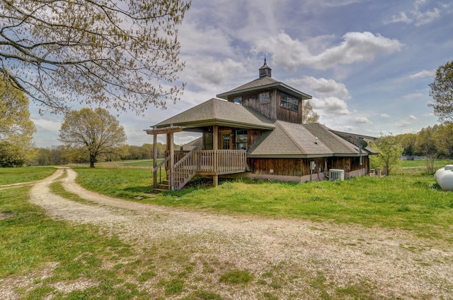 view of rear view of property