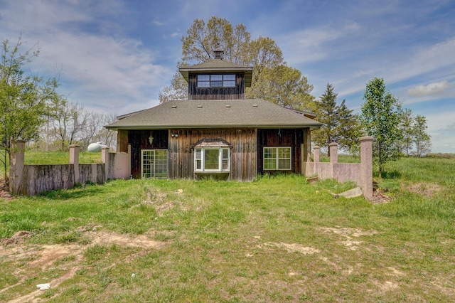 view of back of property