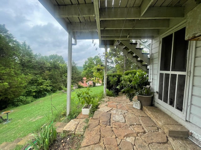 view of patio