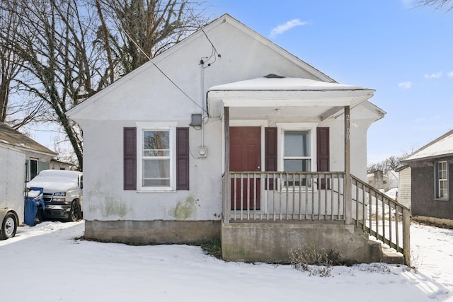 view of bungalow-style home