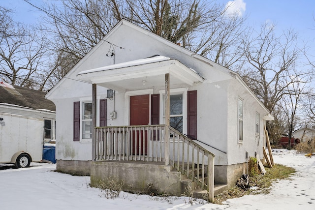 view of bungalow-style home