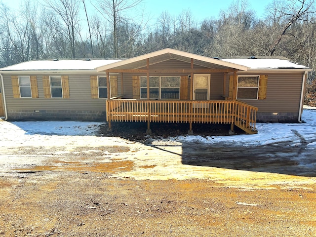 view of front of property