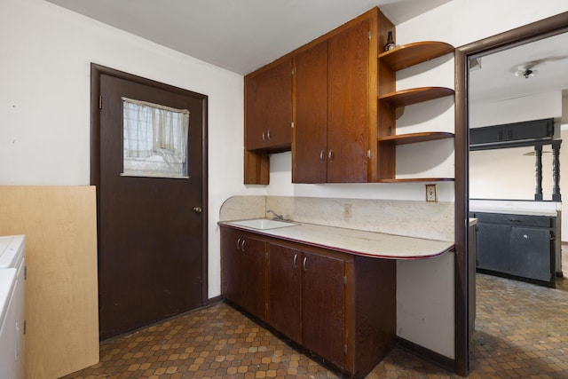 kitchen featuring sink