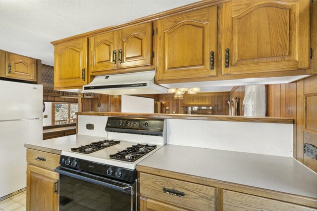 kitchen featuring white appliances