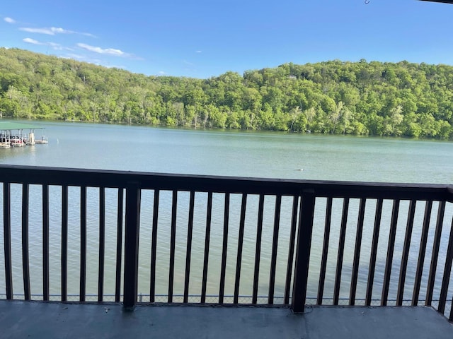 2529 State Highway 176 Unit 5, Rockaway Beach, MO 65740 - water view with a heavily wooded area
