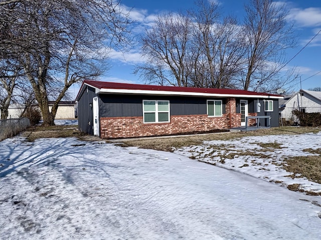 view of ranch-style home