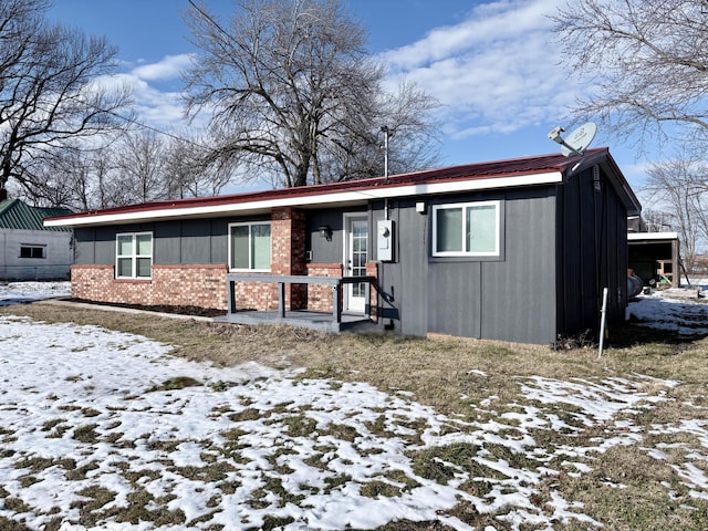 view of front of home