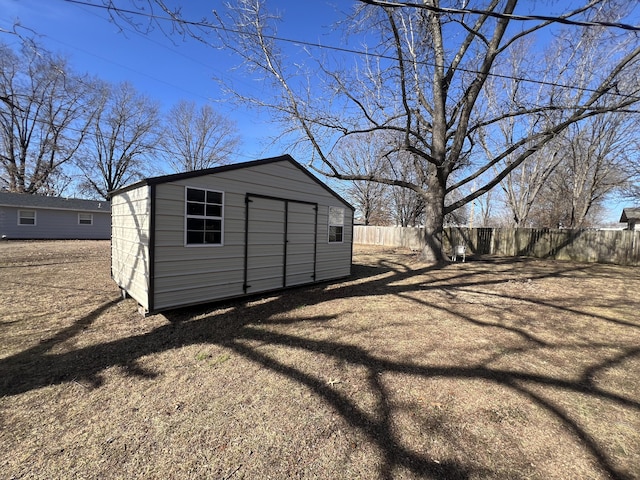 view of outbuilding