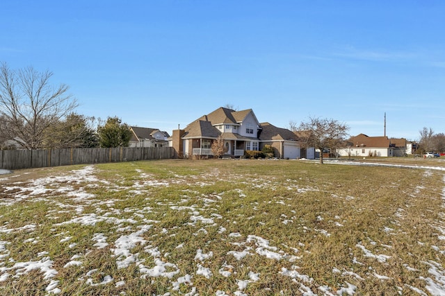 view of front of property