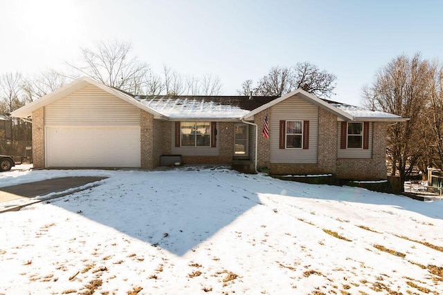 ranch-style house with a garage