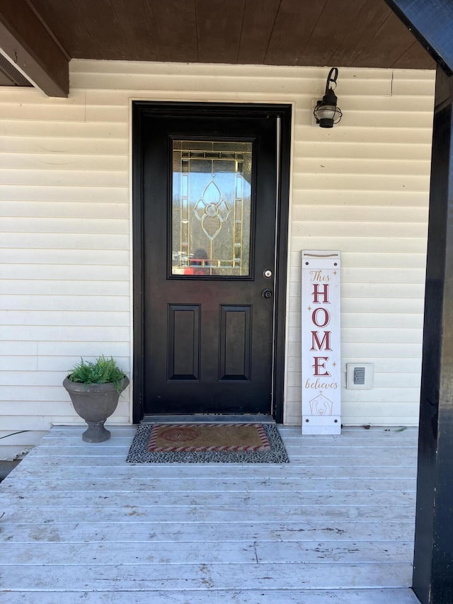 view of entrance to property