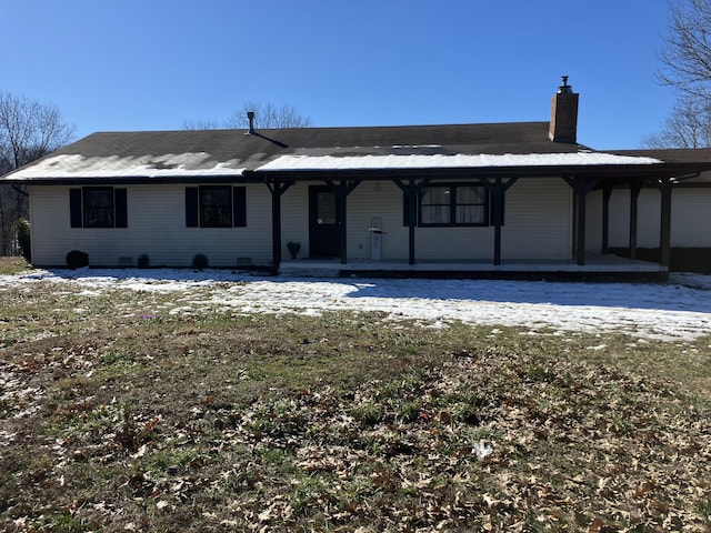 view of ranch-style house