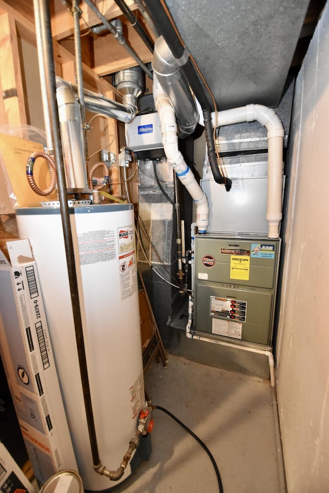 utilities with gas water heater