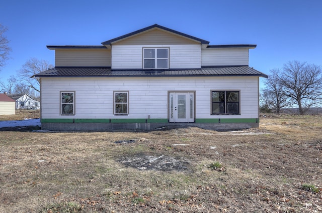 view of rear view of property