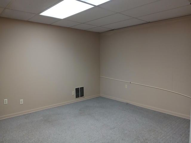 empty room with carpet floors