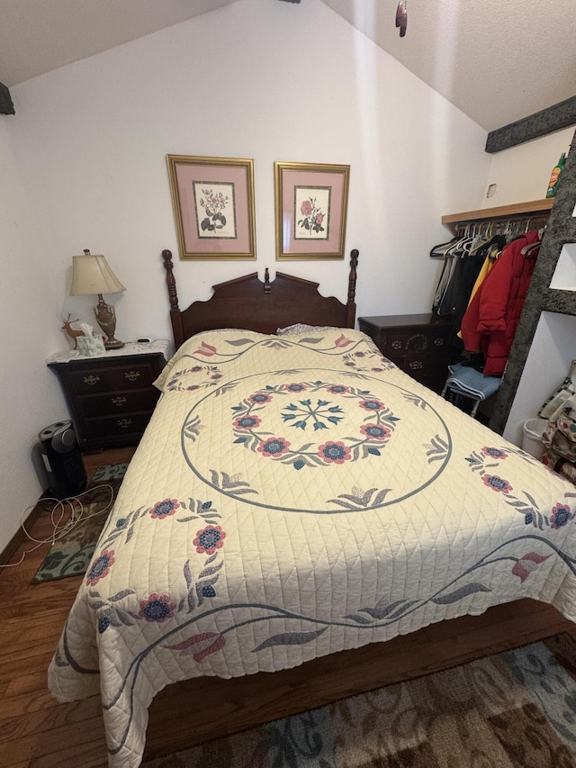 bedroom featuring hardwood / wood-style floors