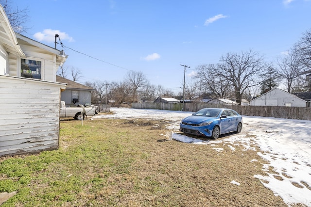 view of yard