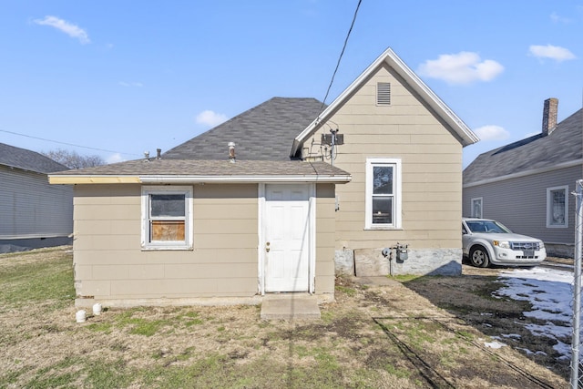 view of rear view of property