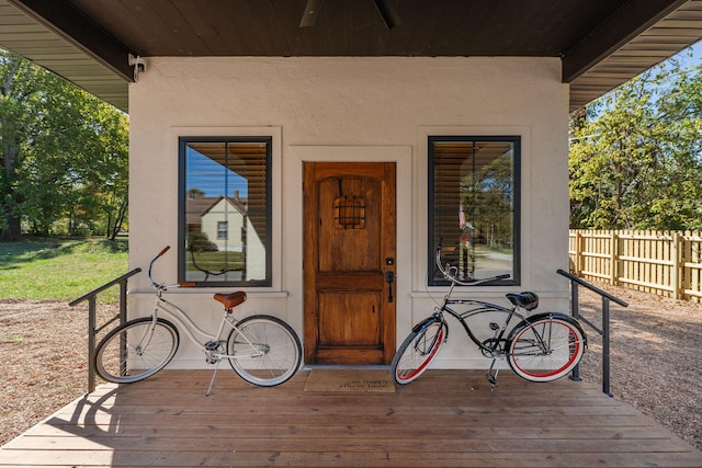 view of entrance to property