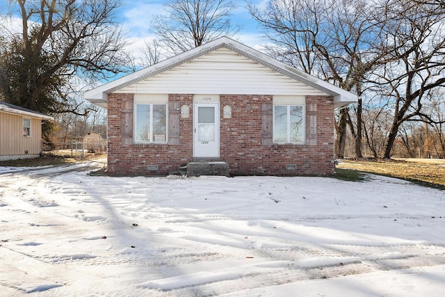 view of bungalow-style house