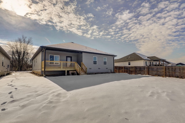 view of rear view of house