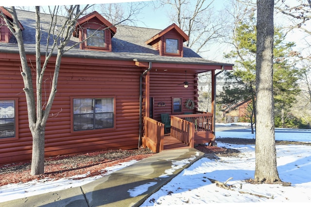 view of front of house with a porch