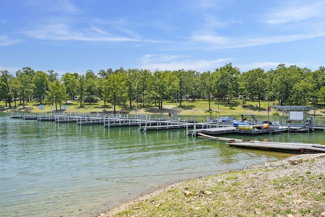 6 Bridgeview Dr, Kimberling City, MO 65686 - view of dock with a water view