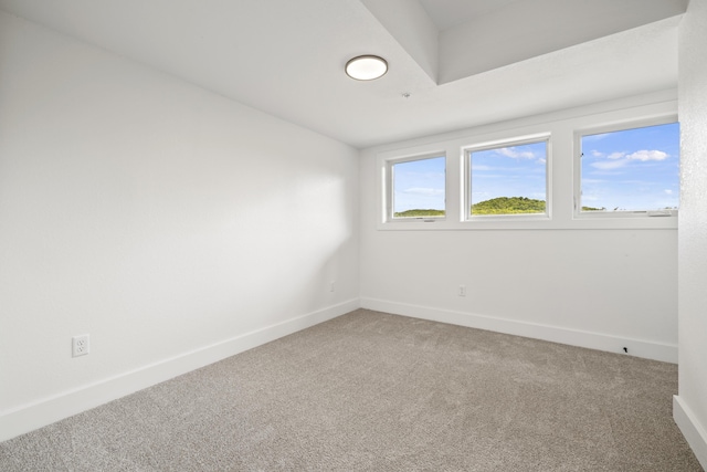 empty room featuring carpet