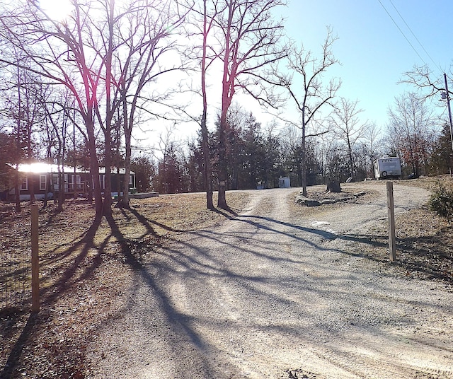 view of road