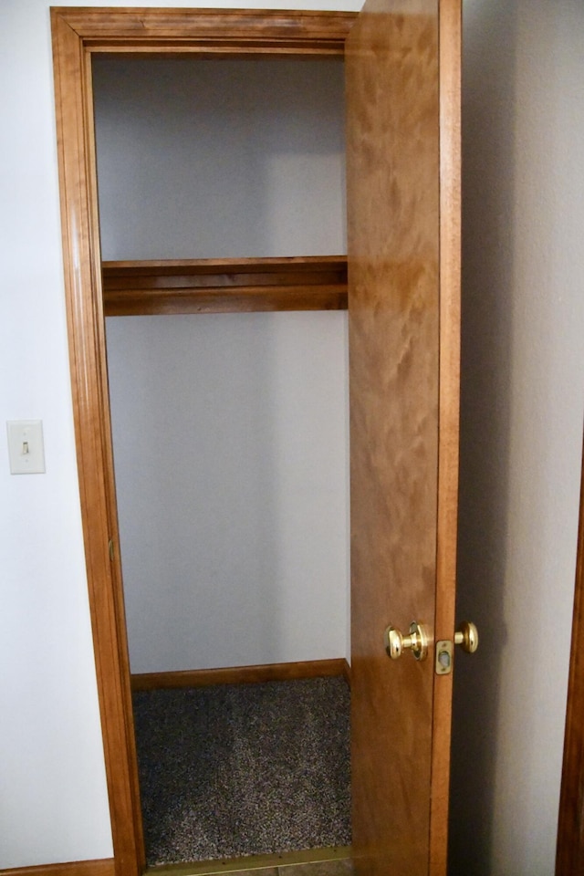 view of closet