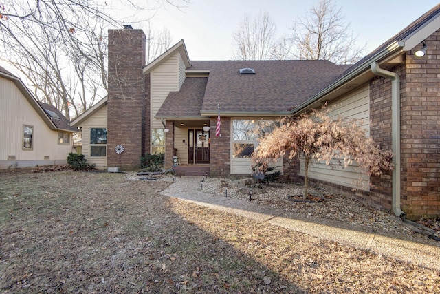 view of front of home