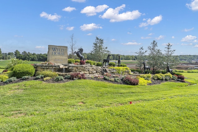 exterior space with a rural view and a yard